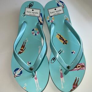 Women’s Kate Spade size 7 to 8 flip-flops